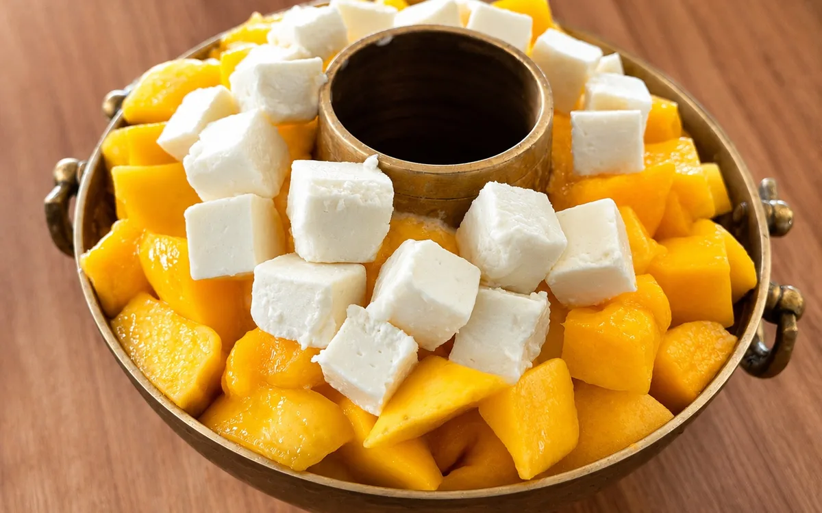 서리담 카페 — 망고 빙수 디저트